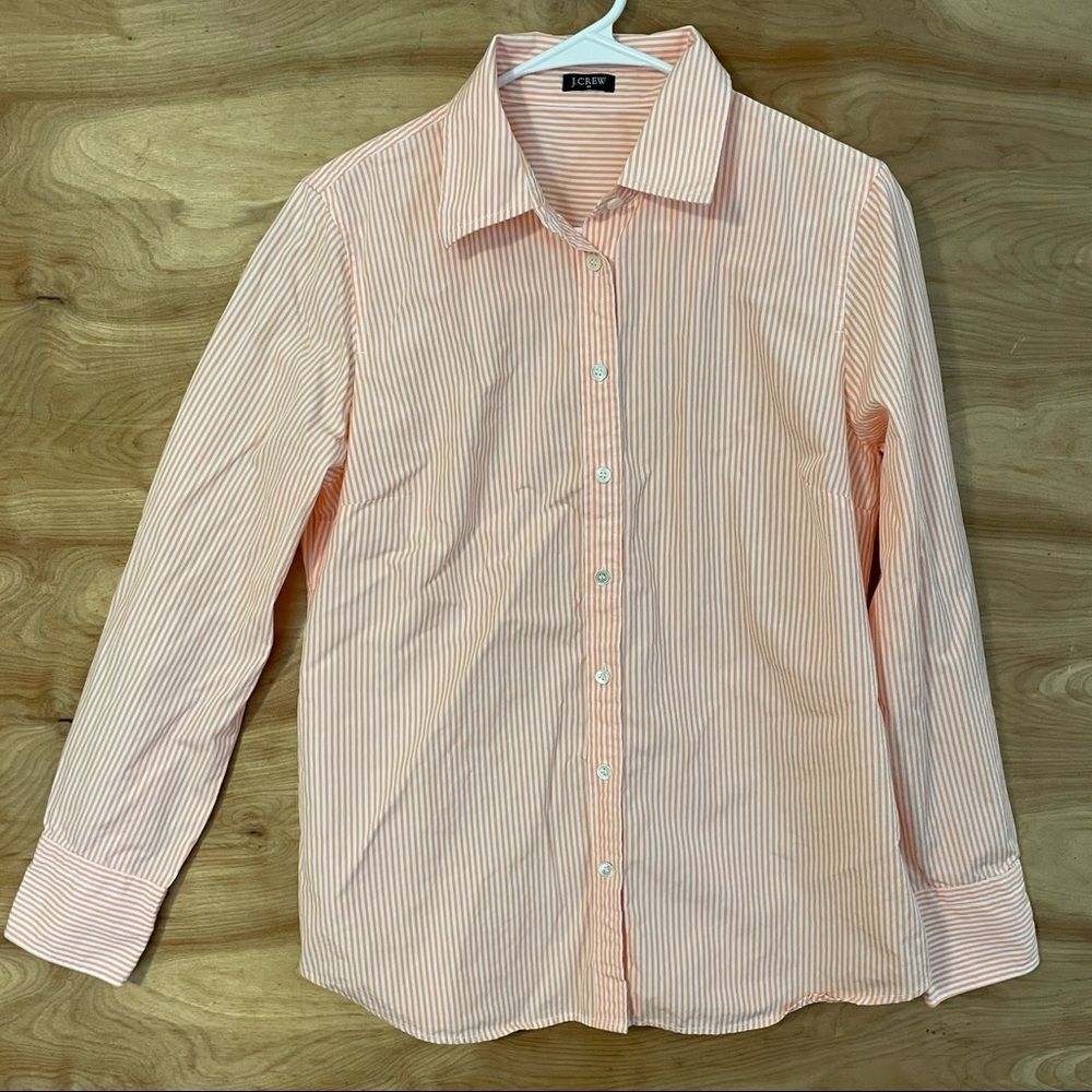 J Crew Long Sleeve Button Down Shirt Womens Medium